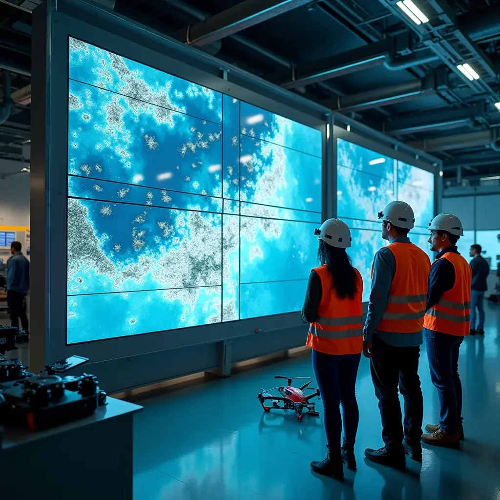 Modern office workspace